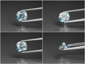 Топаз;натуральный; 3,84ct; Sky Blue; VVS; Бразилия без улучш (1 фото из 10)