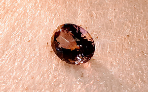 Ametriin; natuur;7,66ct; lilla-kollane;VVS; paranemist pole (8 foto / 10)