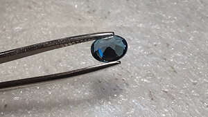 Topaas; natuur;2,39ct; Londoni sinine; VVS; Brasiilia; pole (2 foto / 9)