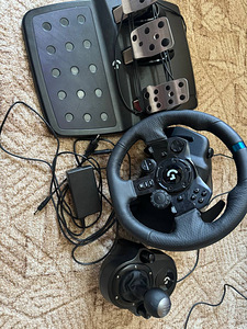 Müün Logitech G923 rooli – peaaegu uus, täielik komplekt