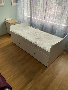 Lastevoodi 80x160 koos pesukasti ja madratsiga (4 foto / 7)