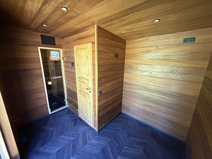 Утеплённый банный домик OSKAR 15m2 - с 3 помещениями (2 фото из 8)