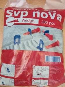 SVP plaatide tasandussüsteem klamber 1mm (500tk) (4 foto / 5)