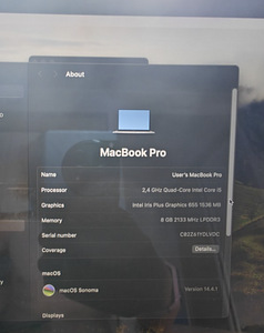 MacBook Pro (13-дюймовый, 2019, четыре порта Thunderbolt 3) (8 фото из 9)