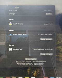 MacBook Pro (13-дюймовый, 2019, четыре порта Thunderbolt 3) (9 фото из 9)