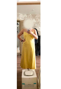 Satin lingerie dress with straps (3 foto / 4)