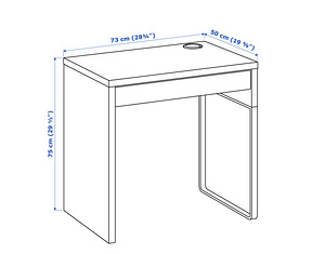 Ikea laud – Micke (2 foto / 3)