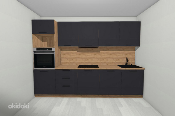 Uus köögimööbel, köögimööbli komplekt 3m (foto #1)