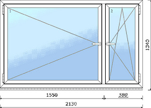 PVC aknad Poolast (2 foto / 3)