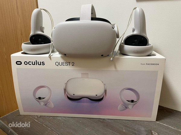 VR peakomplekt Oculus Quest 2 256GB + Touch juhtpuldid (foto #1)