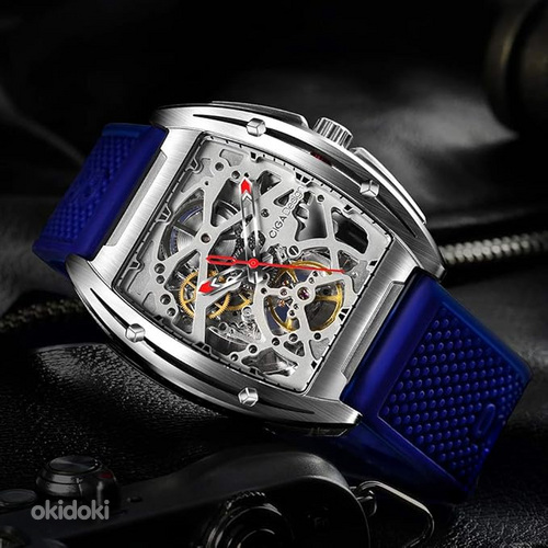 Käekell CIGA Design Automatic, Skeleton, Saphire.