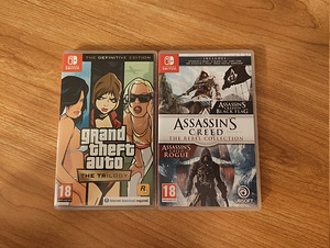 Nintendo Switch Games (GTA, Assassins Creed) (1 foto / 2)