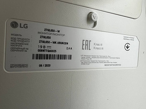 Monitor 4k LG 27UL650-W 4K UHD IPS LED (2 foto / 4)