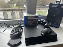 PS4 Pro 1tb mouse/keyboard +8 Games
