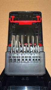 WÜRTH набор метчиков 3.типовой HSS DIN 352 M3- M12 /21 шт. (4 фото из 4)
