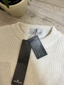 Stone Islandi valge kampsun (L, sobib pigem suurusele M) (2 foto / 4)