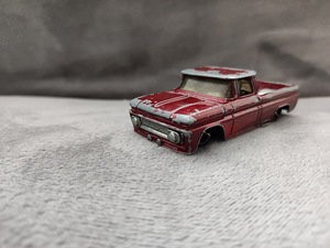 Hot Wheels Custom '62 Chevy Vintage Rojo Batea Custom