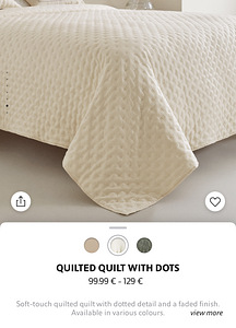 Zara Home quilt bedspread KING SIZE 270x280 brand new (3 foto / 4)