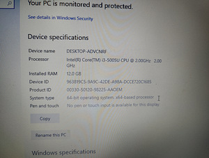 Fujitsu Lifebook A555 i3/12gbram/240ssd Добавить аккумулятор! (3 фото из 3)