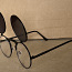 Черные метал. солнцезащитные очки с открывающимися стеклами (фото #3)