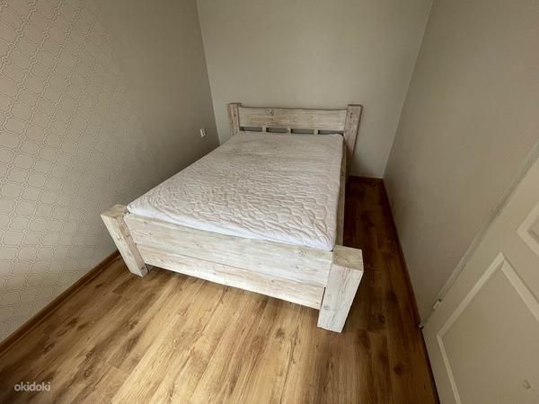 Массивная деревянная кровать 140x200 (фото #5)