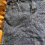 Мини джинсовая юбка с шортами (фото #3)