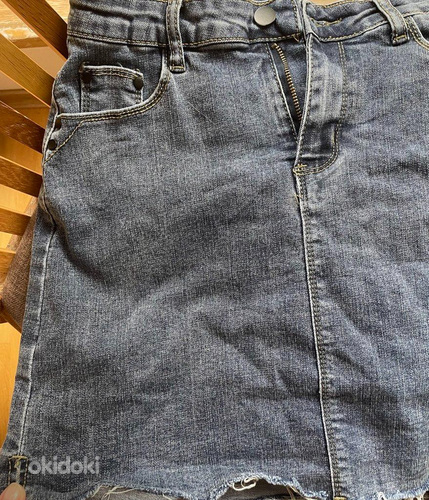 Mini teksaseelik koos lühikeste pükstega (foto #3)