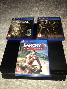 Playstation 4 slim 500 +3 mängu (2 foto / 3)