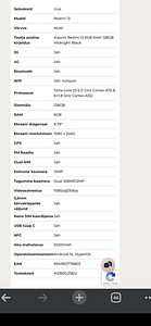 Mobiiltelefon Redmi 13, 128 GB (2 foto / 3)