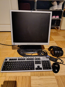 Monitor, klaviatuur, hiir, kõrvaklapid, WGI kaabel (7 foto / 7)