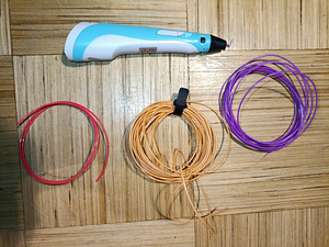 3D pliiats komplekt 26 rulli plastikuga (5 foto / 10)