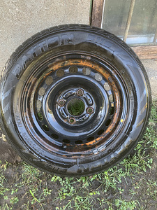 Müüa 4 plekkvelge rehvidega mis korra auto all käinud! (1 foto / 3)