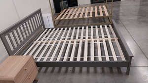 Voodi 160x200 Puidust king size voodi "MAYENNE" *UUS (5 foto / 6)