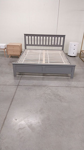 Voodi 160x200 Puidust king size voodi "MAYENNE" *UUS (6 foto / 6)