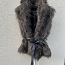 Amisu меховая жилетка с поясом, 34/36 (фото #1)