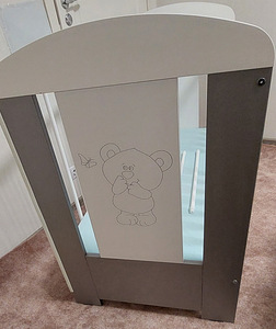 DREWEX BEAR BUTTERFLY beebivoodiga 120×60/võrevoodi (5 foto / 9)