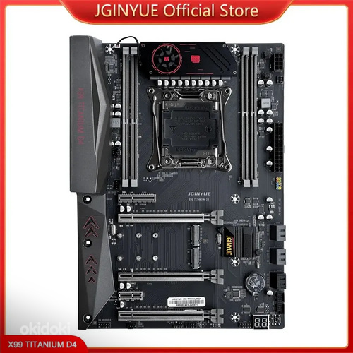 Jginyue x99 d4 + Xeon E5-2666 V3 + Xeon E5-2670 V3 + 32 ГБ (фото #1)
