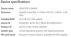 Lenovo ThinkPad X1 Carbon 5th Gen - i7 (7 foto / 7)