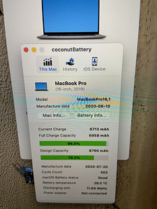MacBook Pro 16 2019 i7 32gb (6 foto / 9)