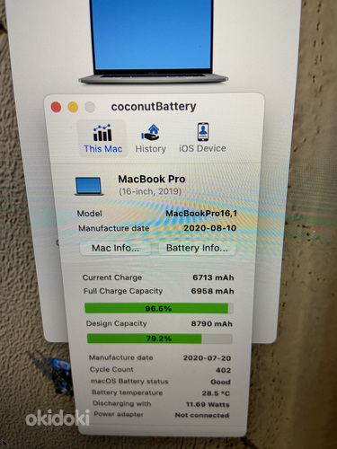 MacBook Pro 16 2019 i7 32gb (фото #6)