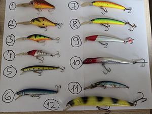 Воблеры Strike Pro,Rapala,Salmo