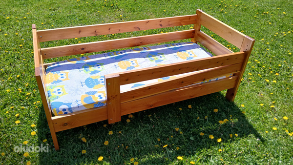 Кроватка из массива дерева 70x155 (фото #2)