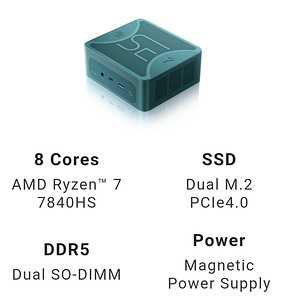 Beelink SER7 arvuti (AMD Ryzen7 7840hs/32GB/1TB) (1 foto / 2)
