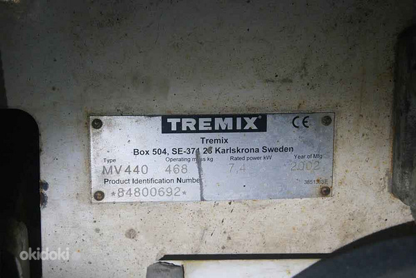 Pinnasetihendaja, vibroplaat Tremix mv 440, 468kg (foto #4)