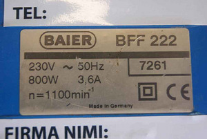 Betoonilihvija, betoonifrees Baier BFF 222 (3 foto / 3)