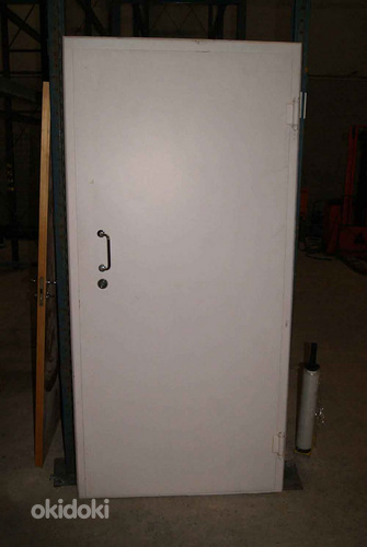 Металлическая бронированная дверь, противопожарная дверь (фото #1)