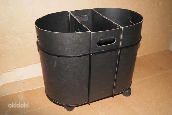 Корзина для бумаг/сортировочная коробка на колесах, 60 шт. (фото #1)