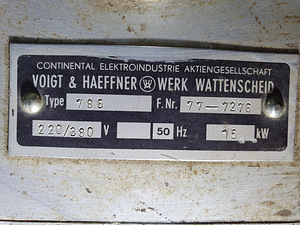 Tööstuslik kuivati Voigt & Haeffner Werk Wattenscheid (10 foto / 10)