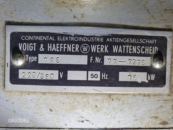 Tööstuslik kuivati Voigt & Haeffner Werk Wattenscheid (foto #10)