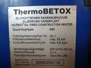 Diiselpuhur Betox Thermo 600 (10 foto / 10)